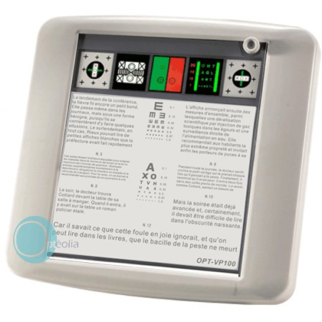 testeur de vision de près binoculaire OPT-VP100