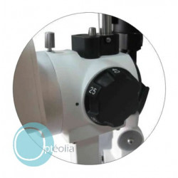 Lampe à fente biomicroscope à focalisation motorisée sortie HDMI