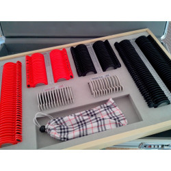 Mallette de test 232 pièces en plastique valise alu