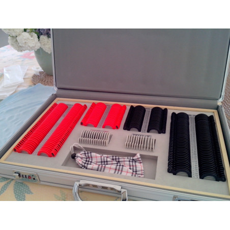 Mallette de test 232 pièces en plastique valise alu