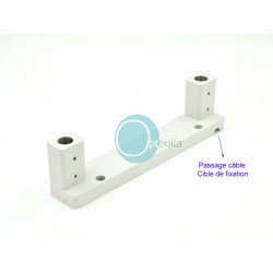 Platine de montage de lampe à fente sur table ou unité