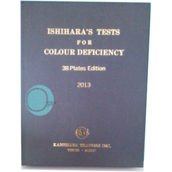 test dyschromatopsies congénitales par le Dr Shinobu Ishihara en 38 planches