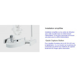 Lampe à fente type Haag Streit à cinq grossissement LED nouveau modèle