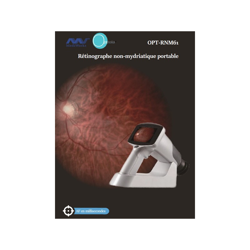 Rétinographe non-mydriatique portable sans fil haute résolution