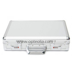 valise verres d'essai 104 pièces cercle métal valise alu