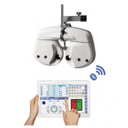Ensemble salle d'examen de vue de automatique pour orthoptiste