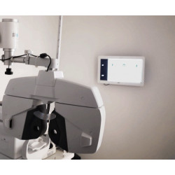 Ensemble salle d'examen de vue de automatique pour orthoptiste