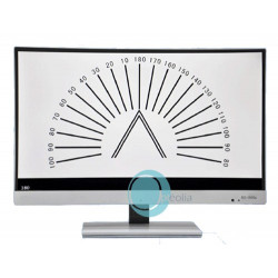 Ensemble salle d'examen de vue de automatique pour orthoptiste