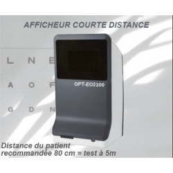 Location avec option d'achat de l'afficheur courte distance pour test d'acuité de loin