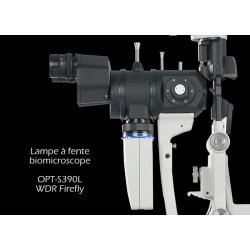 Lampe à fente biomicroscope numérique avec examen glandes de Meibomius