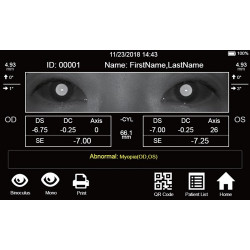 Location réfractomètre portable binoculaire et analyseur de vision