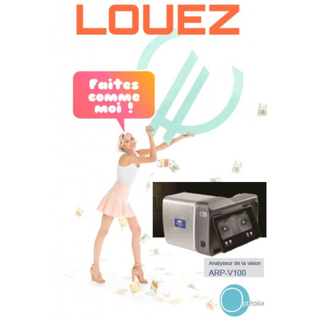 Location réfractomètre portable binoculaire et analyseur de vision