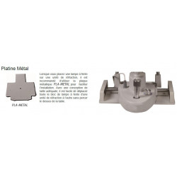 location Lampe à fente trois grossissements type Zeiss LED platine métal