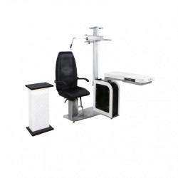 Configuration avec options pour chaîne digitale (bras motorisé et colonne pupitre