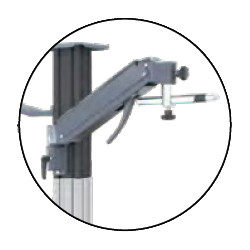 Unité d'examen Lagoon avec siège indépendant table pour 2 instruments version standard