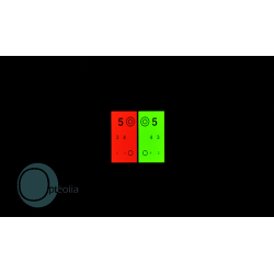 Ecran d'optotypes NON polarisé LCD 58 cm Bluetooth