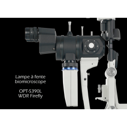 Lampe à fente biomicroscope numérique avec examen glandes de Meibomius