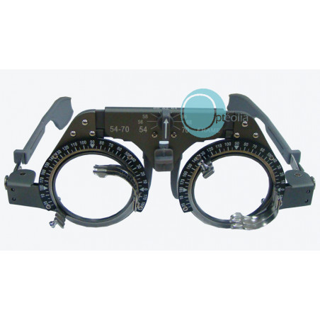 Monture d'essai légère titane écart 54-70