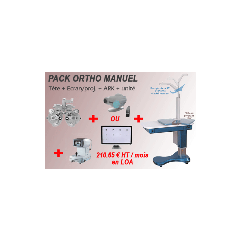 Location mini salle d'examen de vue économique pour orthoptiste