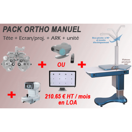 Location mini salle d'examen de vue économique pour orthoptiste