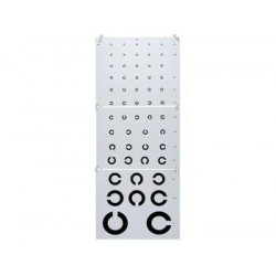 Échelle acuité murale Landolt pour illettré