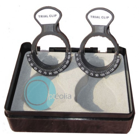 clips similaire aux clips de verres d’essai de Keeler et Jannelli